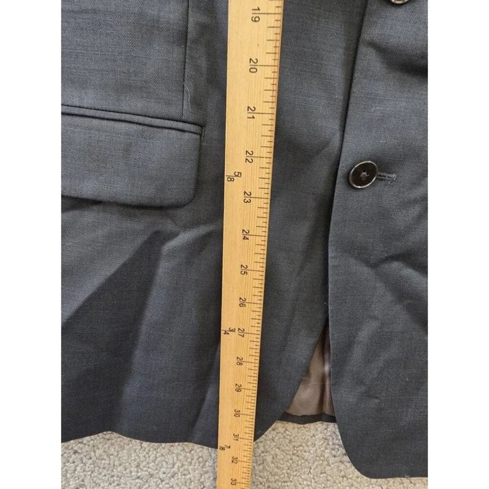 Calvin Klein Slim Fit Wool Blend Stretch Suit Separate Jacket Men's 44L Green